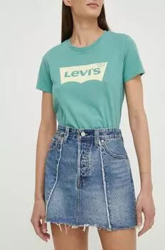 Джинсовая юбка Levi's, синий