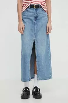 Джинсовая юбка Levi's, синий