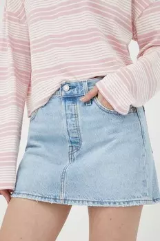 Джинсовая юбка Levi's, синий