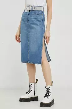 Джинсовая юбка Levi's, синий
