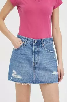 Джинсовая юбка Levi's, синий