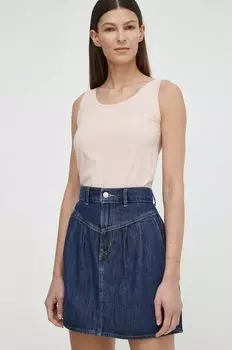 Джинсовая юбка Levi's, темно-синий