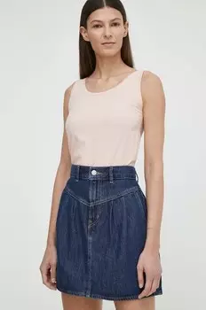 Джинсовая юбка Levi's, темно-синий