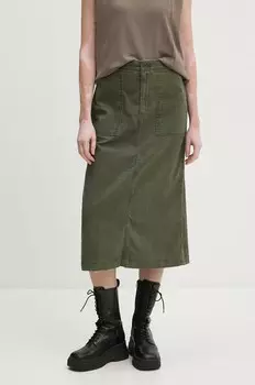 Джинсовая юбка Levi's, зеленый