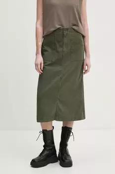 Джинсовая юбка Levi's, зеленый