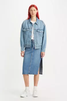 Джинсовая юбка Levis Levi's, синий
