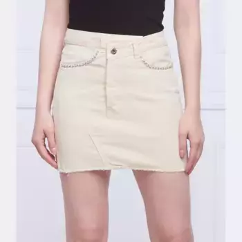Джинсовая юбка Liu Jo, бежевый