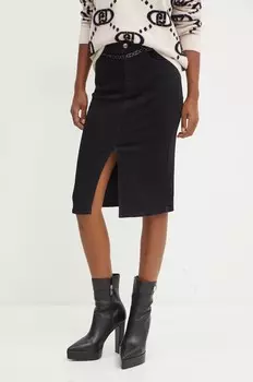 Джинсовая юбка Liu Jo, черный