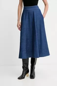 Джинсовая юбка Marella, фиолетовый