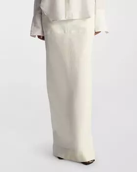 Джинсовая юбка макси Hunter A.L.C., цвет White