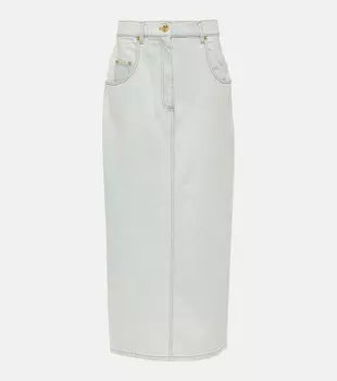 Джинсовая юбка макси Nina Ricci, синий