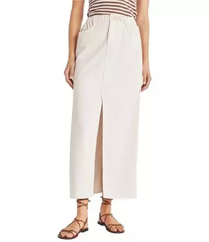 Джинсовая юбка макси Splendid Rhiannon, слоновая кость