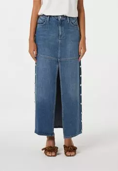 Джинсовая юбка MAYA - Maxi skirt Fabienne Chapot, цвет Dark Blue Denim