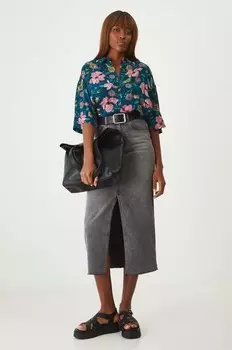 Джинсовая юбка Medicine, серый