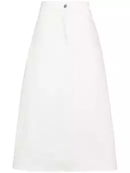 Джинсовая юбка миди Baringo Studio Nicholson, белый