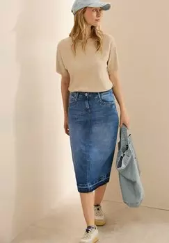 Джинсовая юбка MIDI Cecil, деним