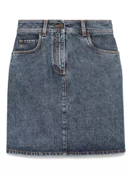 Джинсовая юбка миди ETRO, синий
