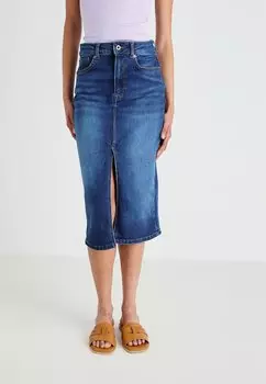 Джинсовая юбка MIDI SKIRT - Pencil skirt Pepe Jeans, цвет Blue Denim