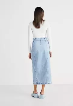 Джинсовая юбка MIDI SKIRT Pepe Jeans, синий деним