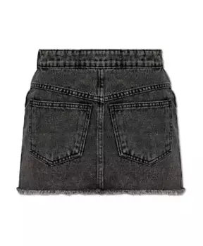 Джинсовая юбка мини Malmo The Mannei, серый