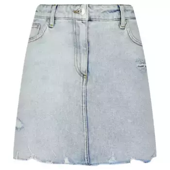 Джинсовая юбка Msgm, синий