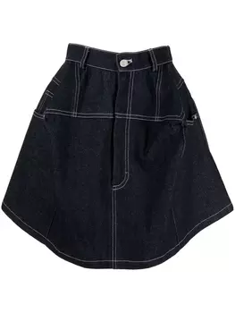 Джинсовая юбка Natasha Zinko, синий