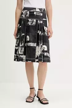 Джинсовая юбка NEWSPP Desigual, черный