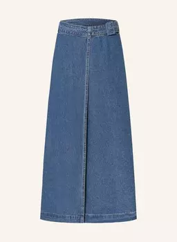 Джинсовая юбка Nina с запахом Neo Noir, синий