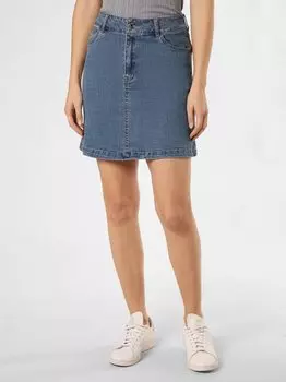 Джинсовая юбка nululu Nmph, серый