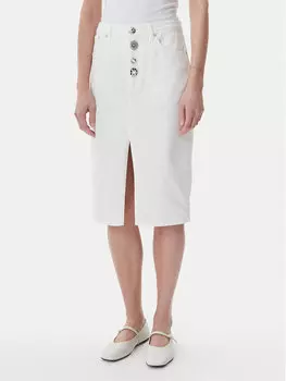 Джинсовая юбка обычного кроя DD5101 Vicolo, белый