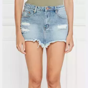 Джинсовая юбка One Teaspoon, синий