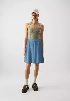 Джинсовая юбка ONLLISA PEMA ELAS SHORT SKIRT ONLY, светло-голубой