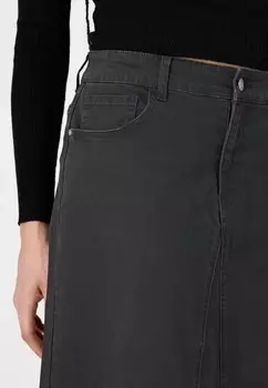 Джинсовая юбка ONLLOLA LONG LOOSE SKIRT ONLY, темно-серый