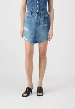 Джинсовая юбка ONLSKY SKIRT ONLY, синий деним