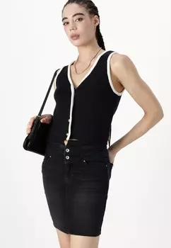 Джинсовая юбка ONLVIENNA ONLY, цвет Washed Black