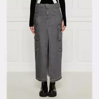 Джинсовая юбка Patrizia Pepe, серый