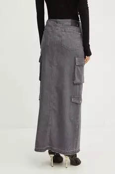 Джинсовая юбка Patrizia Pepe, серый