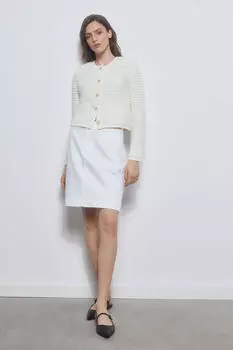 Джинсовая юбка Pedro del Hierro, светло-серый