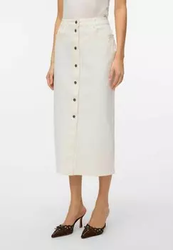 Джинсовая юбка Pencil skirt Vero Moda, белый