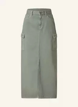 Джинсовая юбка Pepe Jeans, зеленый