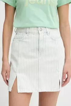Джинсовая юбка Pepe Jeans, зеленый