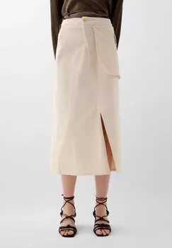 Джинсовая юбка POCKET Scalpers, охра