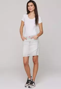 Джинсовая юбка ROCK AN:NE Soccx, серый