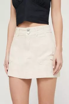 Джинсовая юбка Roll with It Roxy, бежевый