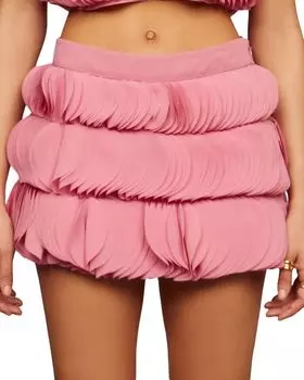 Джинсовая юбка с аппликацией Jazzlyn Amur, розовый