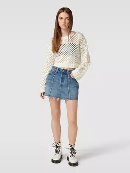 Джинсовая юбка с бахромой Levi's