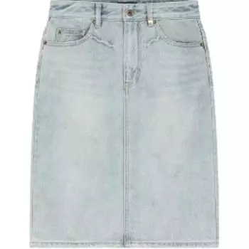 Джинсовая юбка с нашивкой-логотипом WE11DONE, Sky Blue
