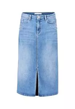 Джинсовая юбка с пятью карманами Betty & Co, голубой