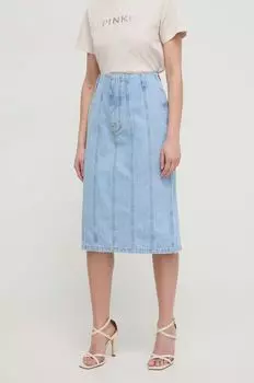 Джинсовая юбка Silvian Heach, синий