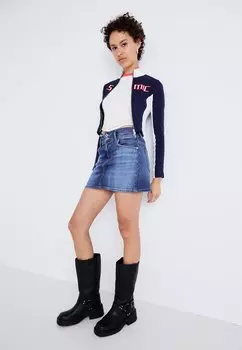 Джинсовая юбка Skirt Pepe Jeans, темно-синий деним